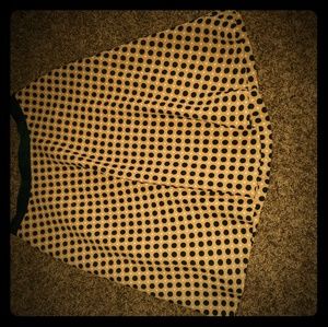 Ann Taylor Women's Size 2P Polka Dot Skirt